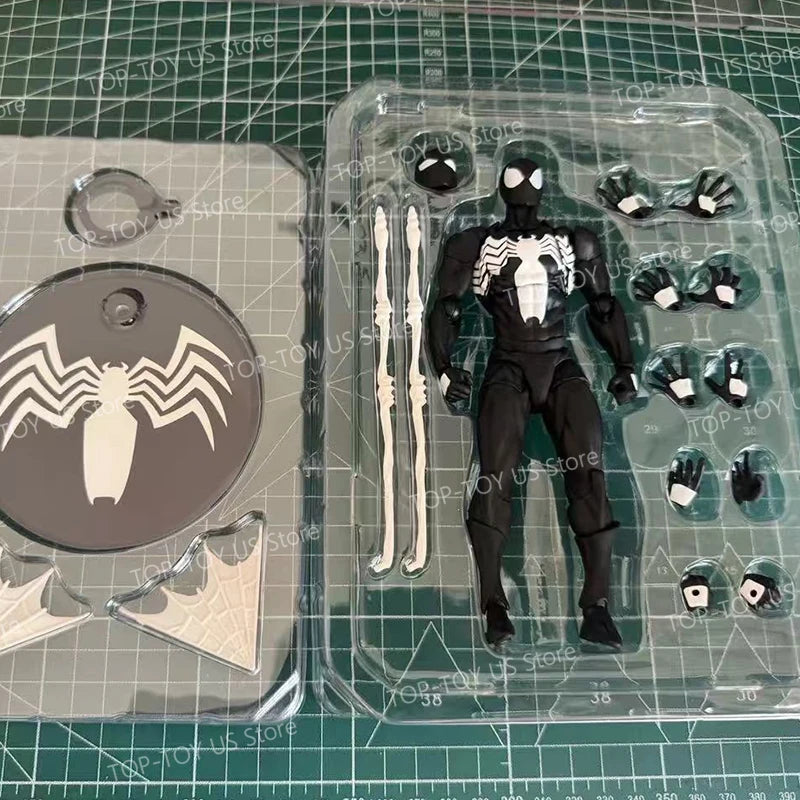 100% Original Mess Toys Spider Man Symbiote Spiderman Messtoys Black Suit Neighbor Scarlet Spider Anime Action Figure Gifts Toys Shopifynow