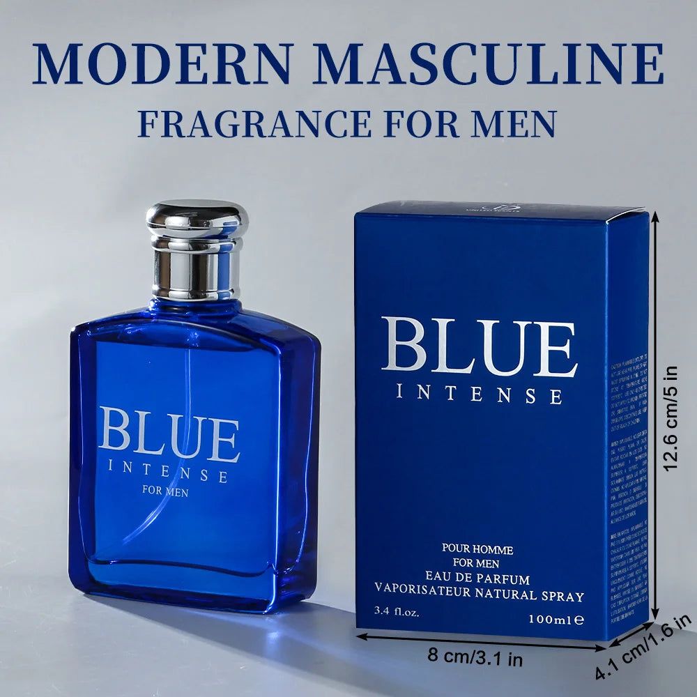 BLUE CHARM Eau de Parfum Spray 3.4 Ounce / 100 Ml  Multi-Layered Fragrance Aromatic Fragrance for Men Men's EDP Perfumes Fruit Shopifynow