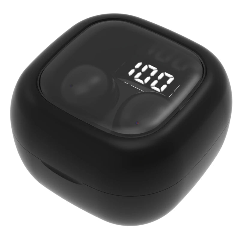 SK19 Super bass Earphones TWS Wireless Bluetooth Headset With Mic Smart Touch Headphones Invisible Mini Noise Reduction Earbuds Shopifynow