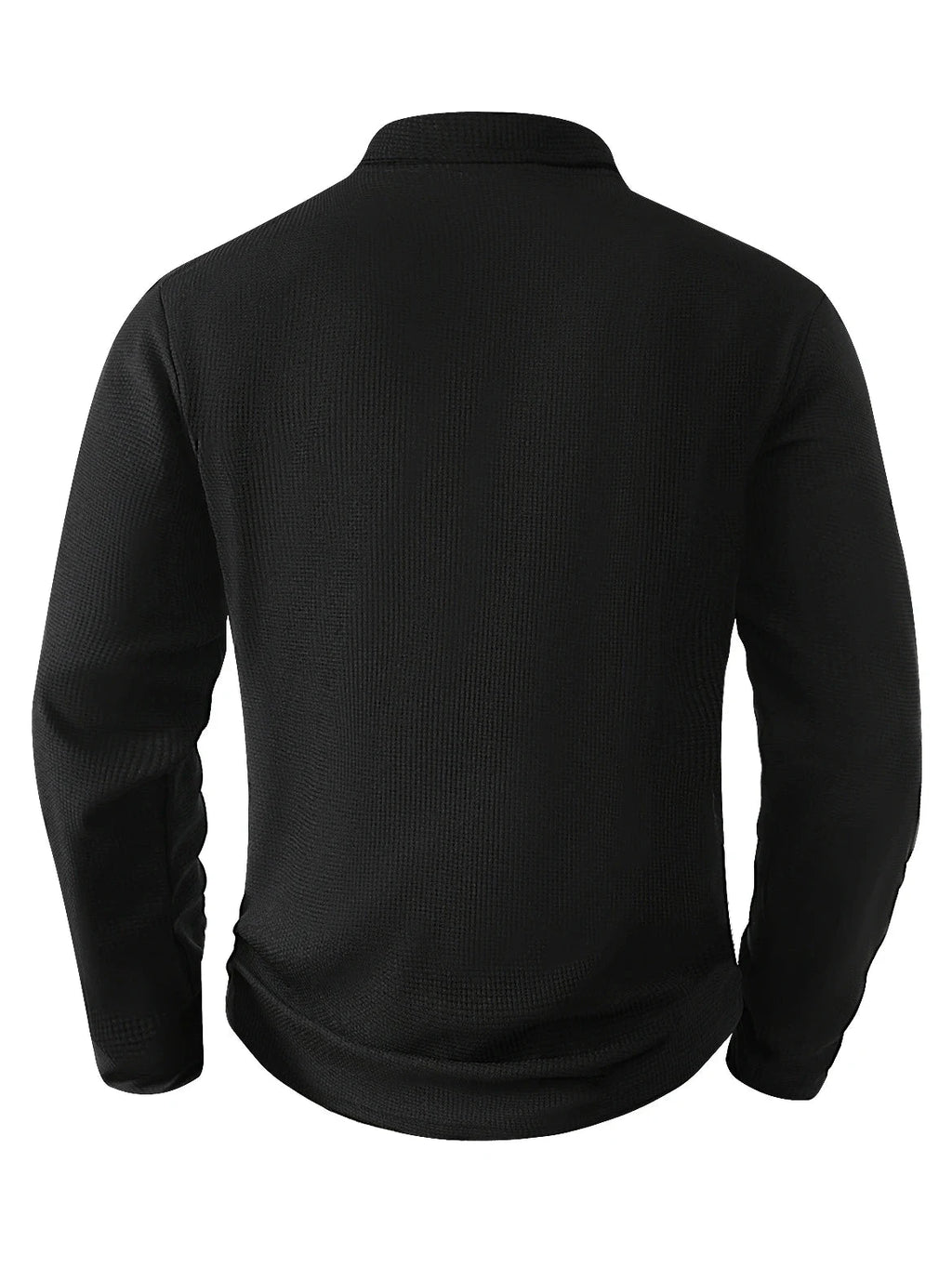 Spring Autumn New Men's T-shirt Classic Long Sleeve Polo Shirt Top Casual Fashion Color Matching Zipper High Quality T-shirt Shopifynow