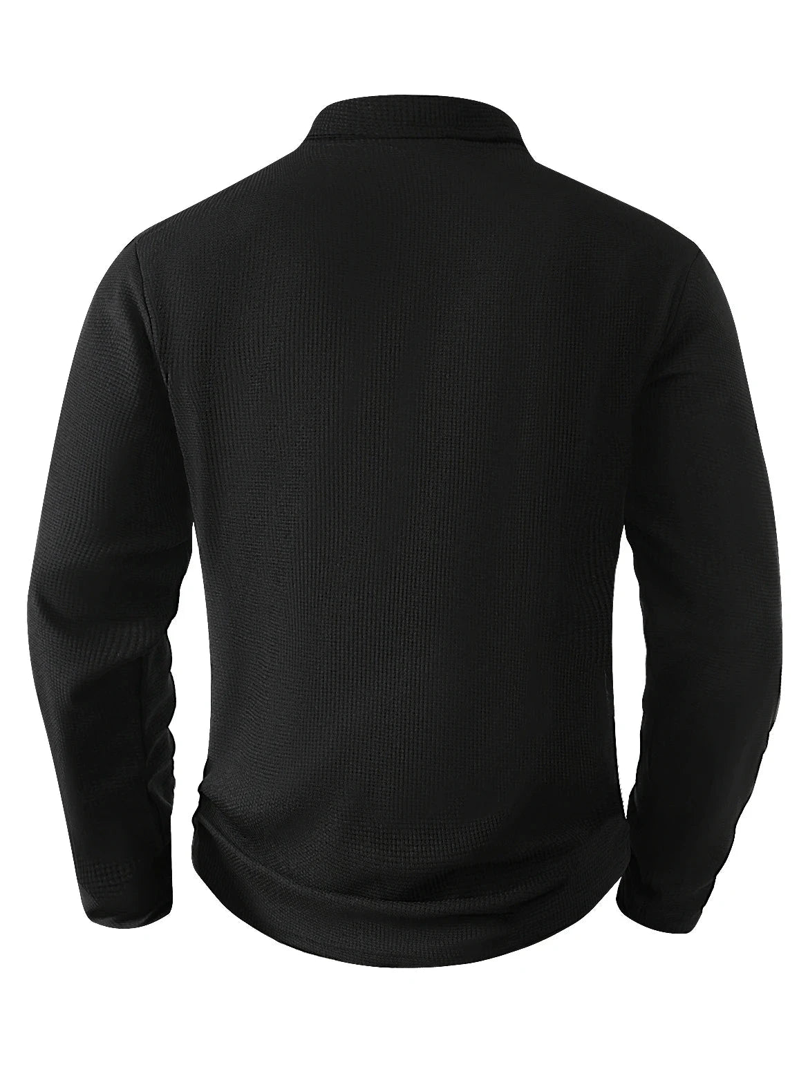 Spring Autumn New Men's T-shirt Classic Long Sleeve Polo Shirt Top Casual Fashion Color Matching Zipper High Quality T-shirt Shopifynow