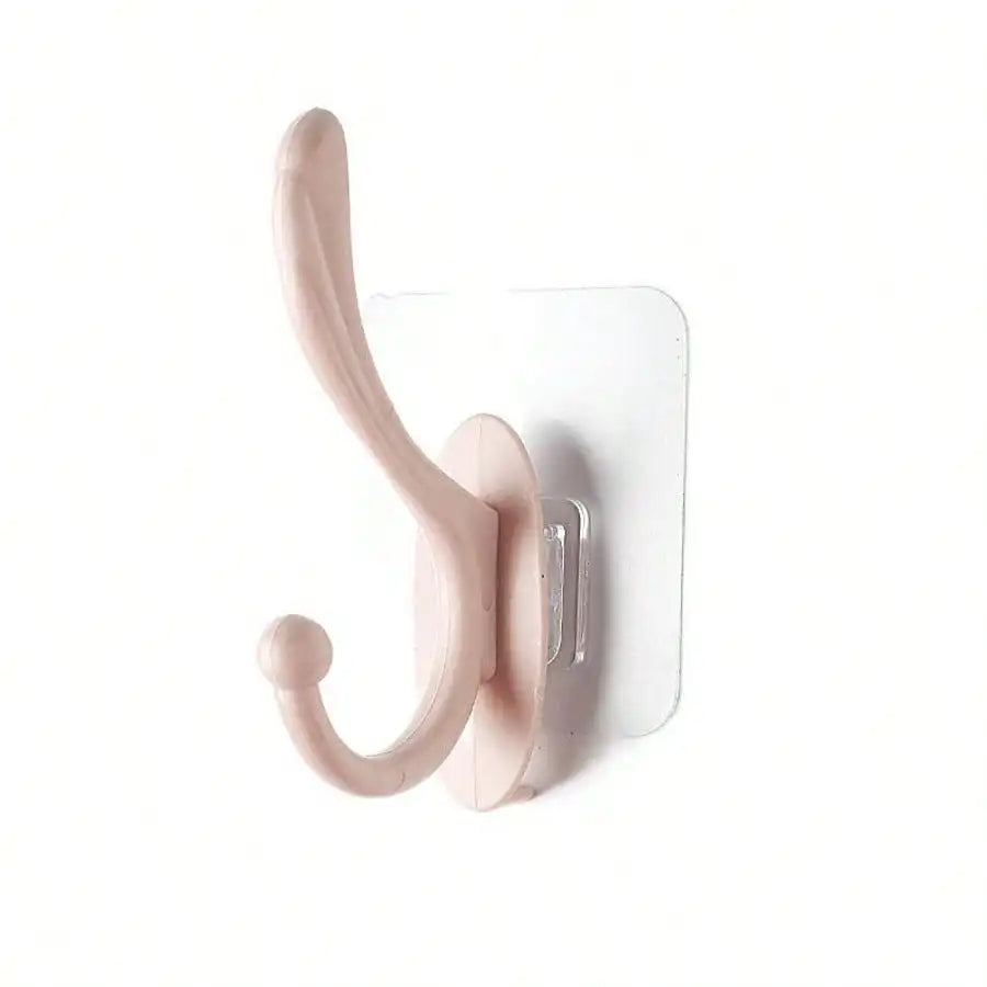 3PC Heavy-Duty Adhesive Coat Hook, Seamless Punch-Free Wall Hook, Plastic Door Hanger for Kitchen & Bathroom Shopifynow