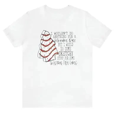 Christmas Gingerbread Man Printed Pure Cotton Short-sleeved Loose and Comfortable Pure Cotton T-shirt for Men and Women Shopifynow