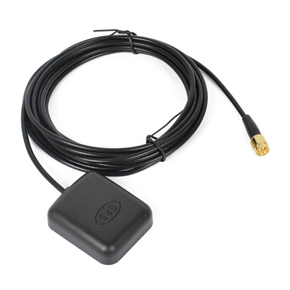 GPS Signal Receiver SMA Connector GPS Aerial Connector 3 Meters Cable Car GPS Antenna Receiver for Car Navigation Camera Player Shopifynow