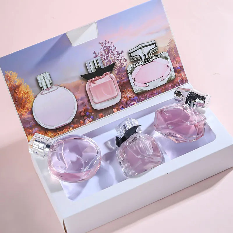 Christmas gifts Lasting Fragrance Fresh,Women's Perfume Gift Box, Unisex, Portable Travel Package, Front, Middle And Back Tones, Shopifynow