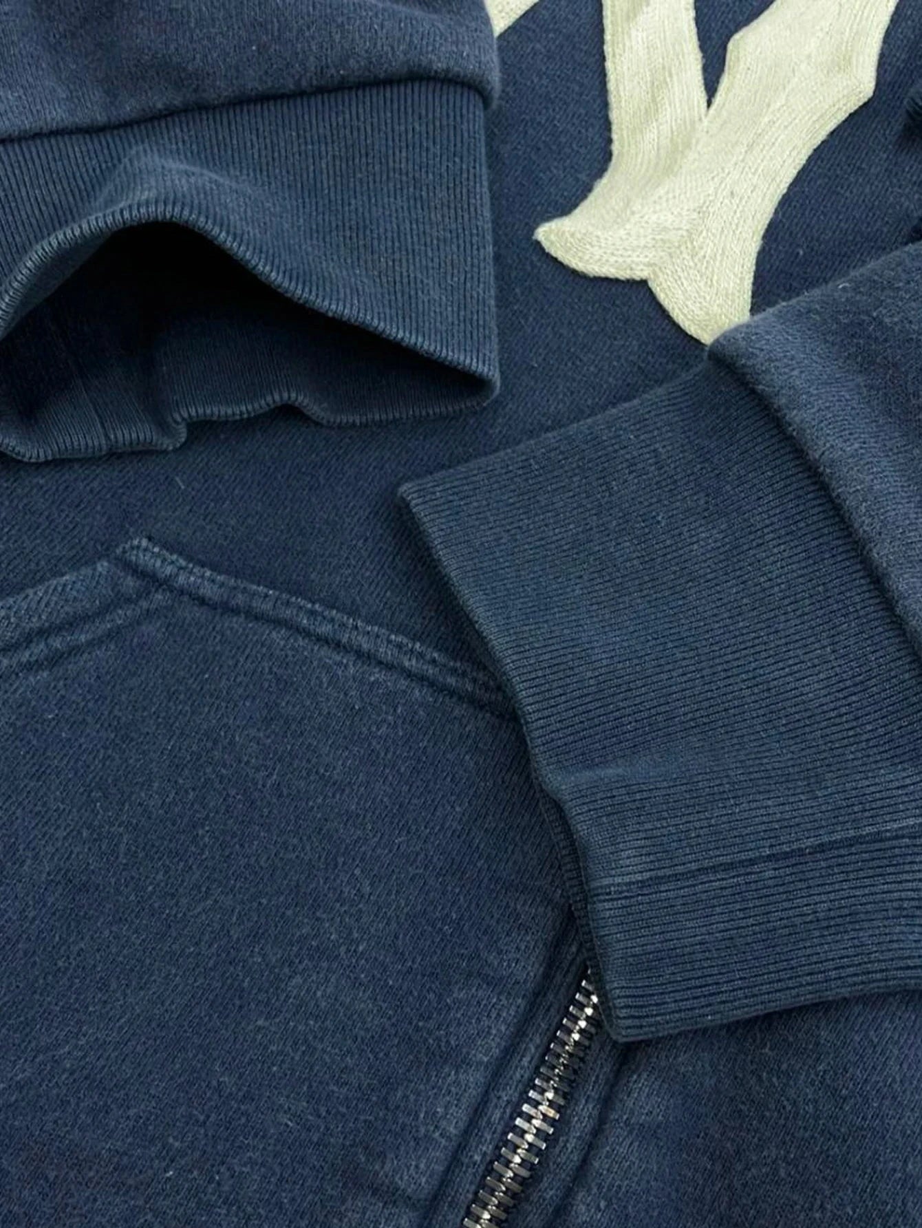 Men Letter Embroidery Hoodies Gothic Graphic Sweatshirt Overszie Y2K Hip Hop Streetwear with Zip Up Shopifynow