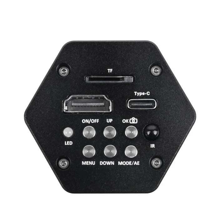 HD 4K Electron Microscope For Soldering 48MP HDMI USB Digital Camera Sony Sensor 150X Lens Reinforced Bracket Reduces Vibration Shopifynow