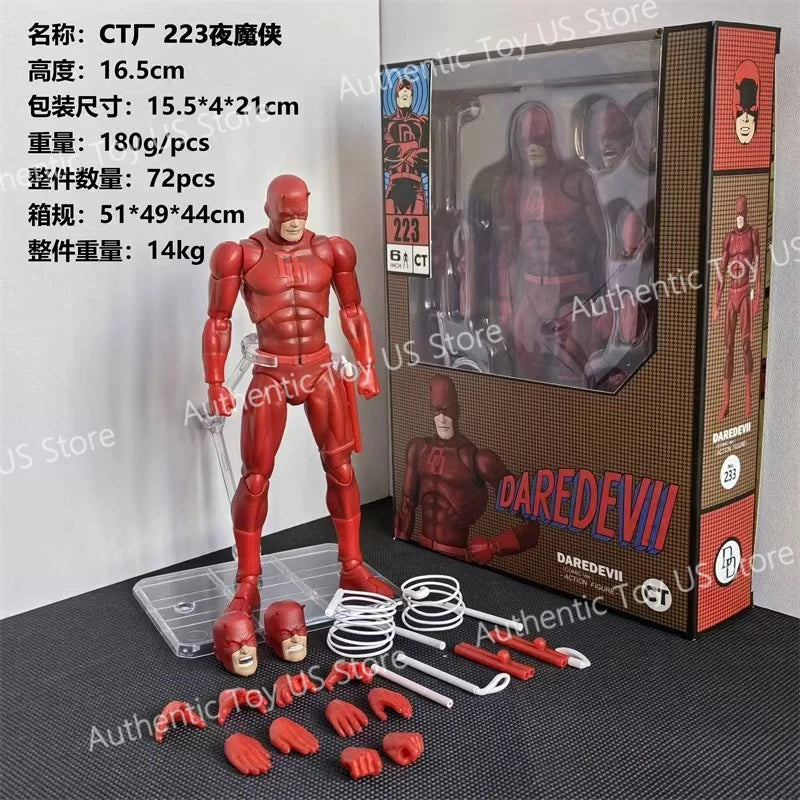 100% Original Ct Toys Daredevil Mafex 223 Comic Version Figure SHF Anime Action Figurine Statue Model Custom Gifts Kids Toys Shopifynow