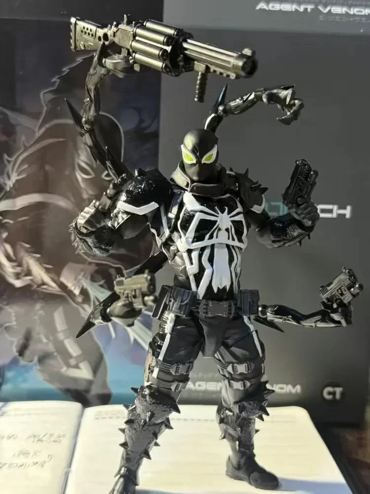 Kaiyodo Revoltech Venom Agent Yamaguchi PVC Figurine - Eugene Thompson Collectible Toy Shopifynow