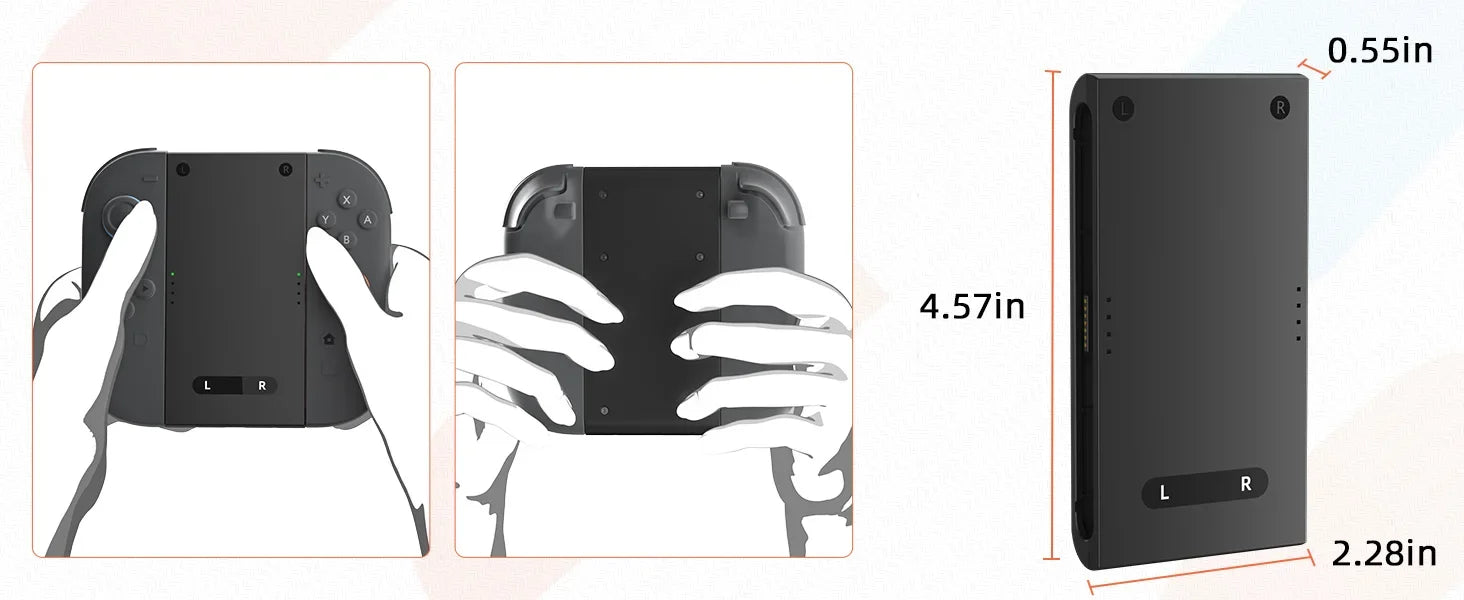 For Switch 2 Joycon Charging Grip - Left/Right Controller Bracket for NS2 Accessories Shopifynow