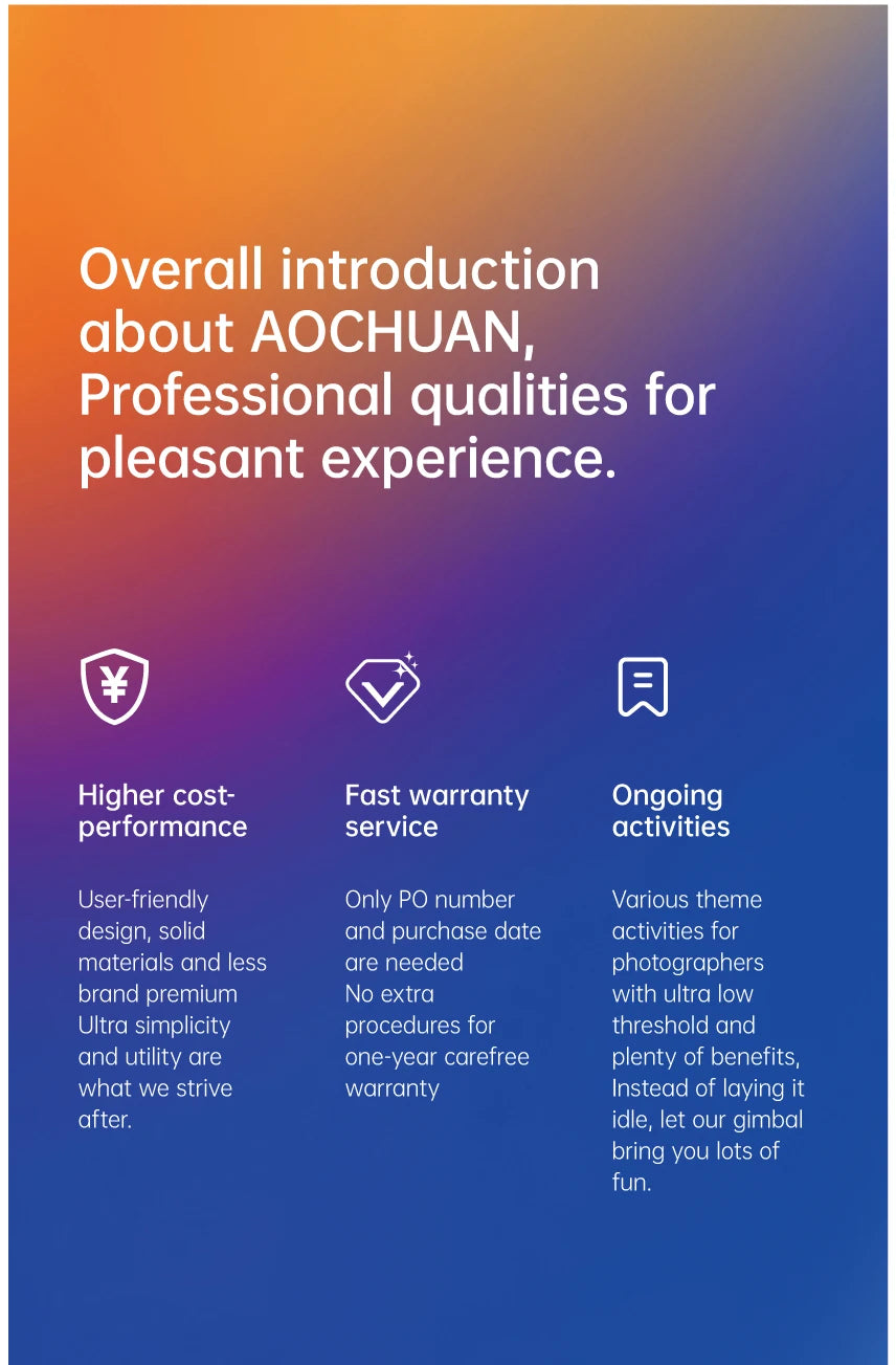 AOCHUAN 3-Axis Handheld Gimbal Stabilizer SmartXE for Smartphone for iPhone Android AI Face Tracking TikTok Vlog - Shopifynow