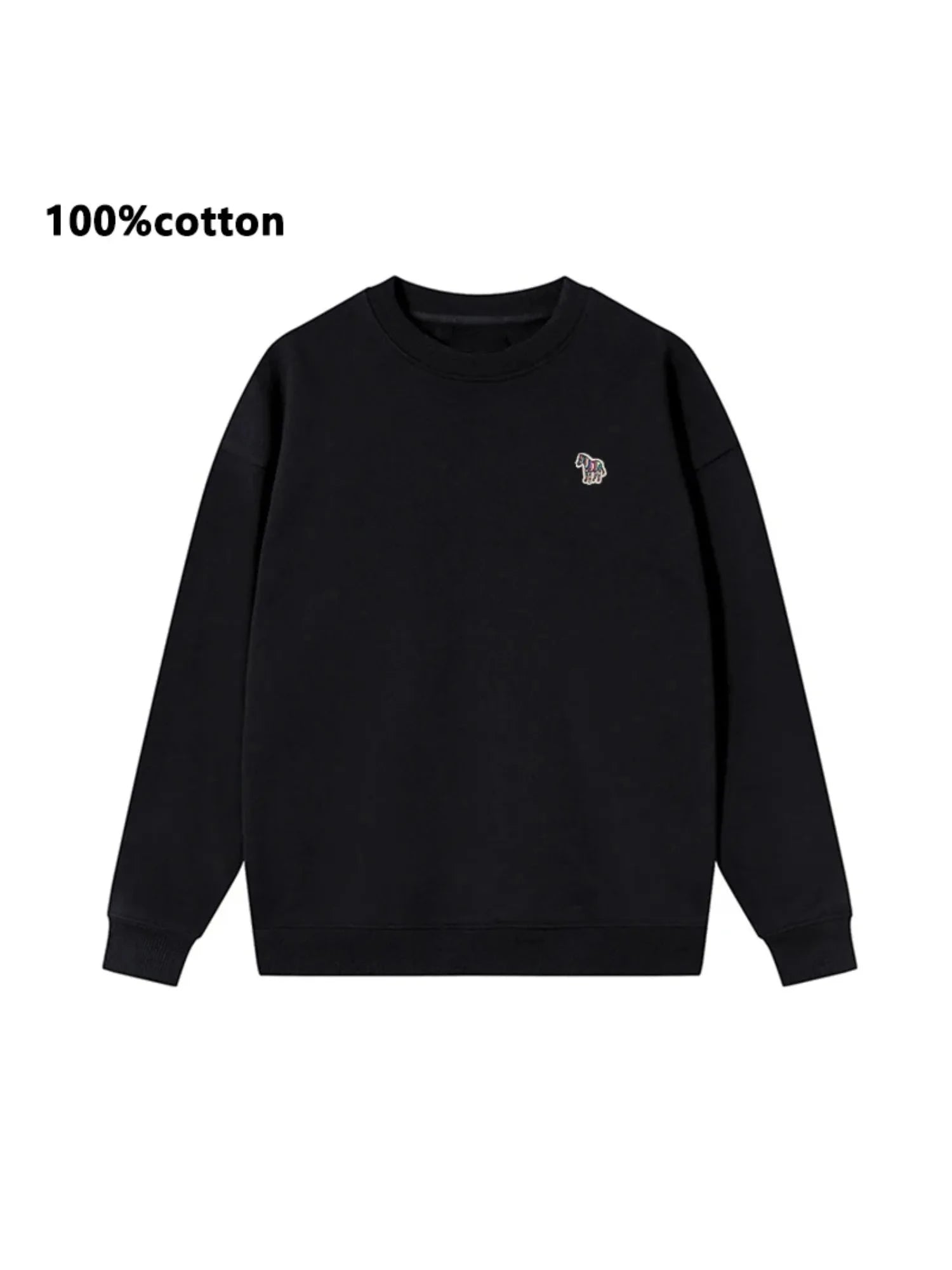 Spring Autumn High Quality O-Neck Sweatshirts Cotton Brand Embroidery logo Casual Hoodies Men Long Sleeve Women Tracksuit Tops Shopifynow