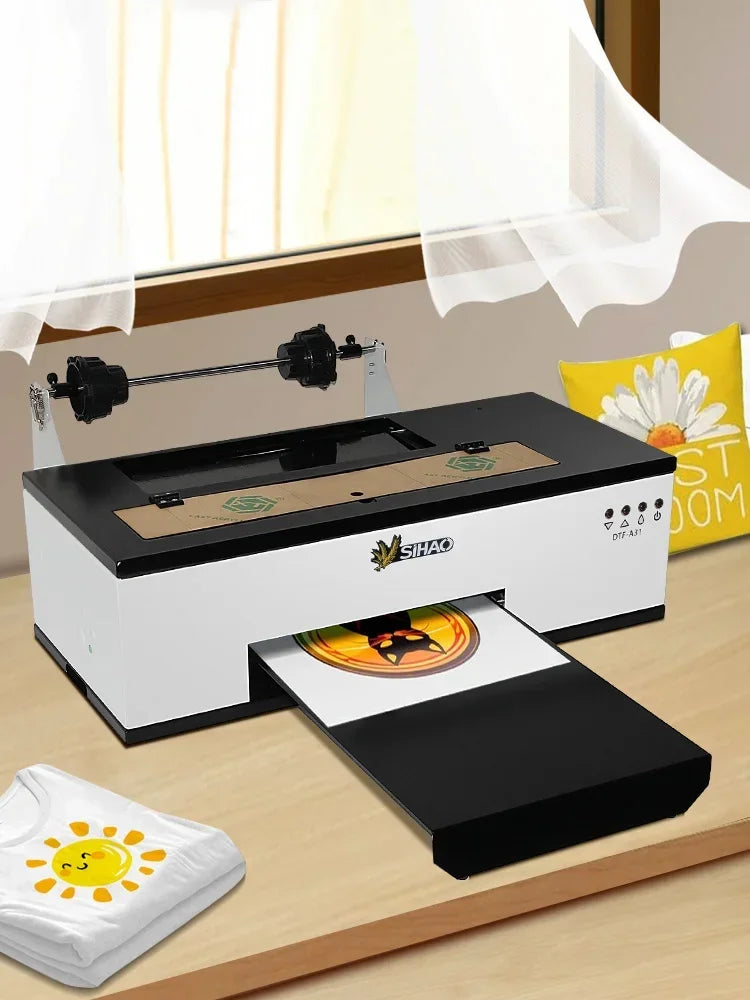 SIHAO A3 L1800 DTF Printer & Oven Combo Kit, DTF Transfer Film Heat Press for T-Shirt/Clothes/Hoodie/Shoes Custom Printing - Shopifynow