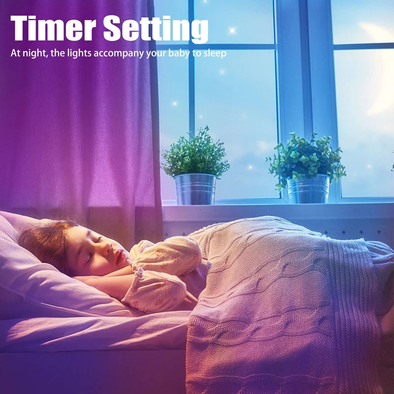 LED Strip Lights RGB 5050 LED Strips Bluetooth APP Control Color Changing DC 12V 30LEDS/M Per Meter For Bedroom Room Kitchen Bar Shopifynow