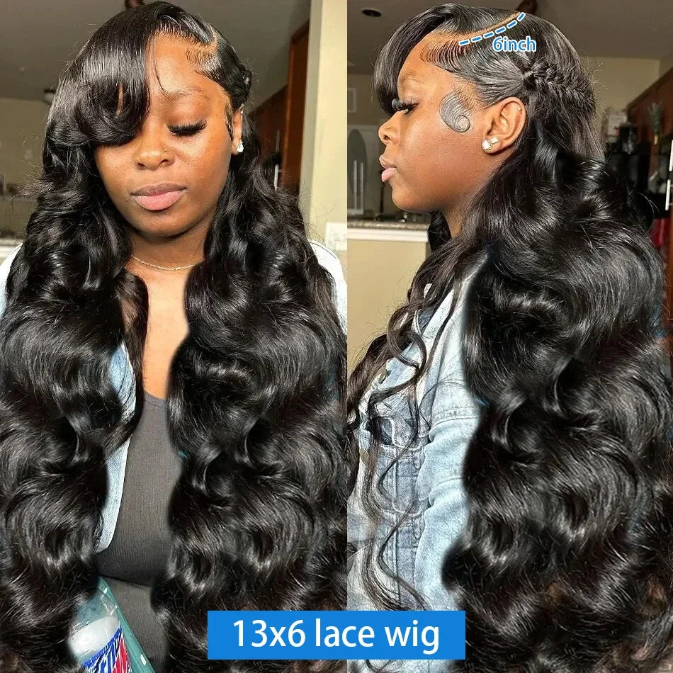 32Inch Body Wave 13x4 13x6 HD Lace Front Human Hair Wigs 4X6 5X5 Glueless Wig Ready To Wear Brazilian Lace Frontal Wig For Women Shopifynow