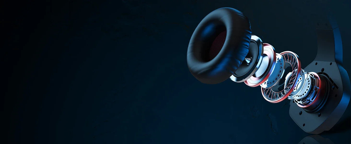 BINNUNE BW01 Wireless Gaming Headset with Mic for PC PS4 PS5 2.4G Bluetooth USB Gamer Headphones with Mic for Laptop Computer - Shopifynow