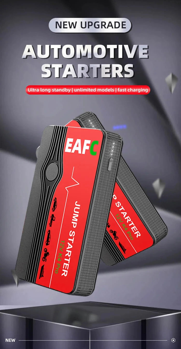 EAFC 12V Car Jump Start 600A-2000A Car Battery Starter Booster Auto Starting Device Emergency Start Portable Power Bank Shopifynow
