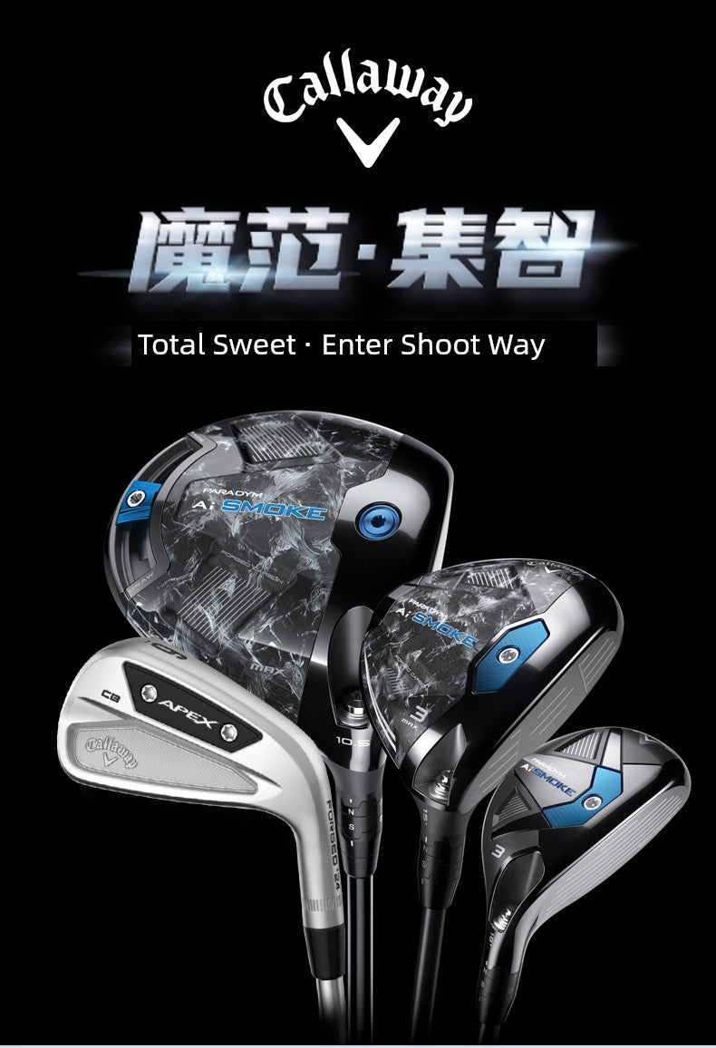 24 New Arrival Callaway Caraway Golf Club Rod Set Male AI Smoke Wooden Pole Matching Apex Iron Pole Shopifynow