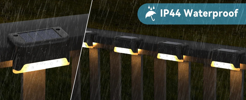 16-Pack Outdoor Solar Deck Lamp For Outdoor Stairs, Steps, Fences, Yards, Patios And Paths LED Light (Warm White) Shopifynow