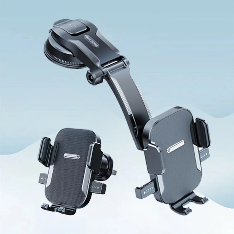 Car Phone Holder – Nano Flexible Silicone, 360° Rotation, Doesn't Block Screen, Compatible with iPhone Series for iPhone 17 Shopifynow