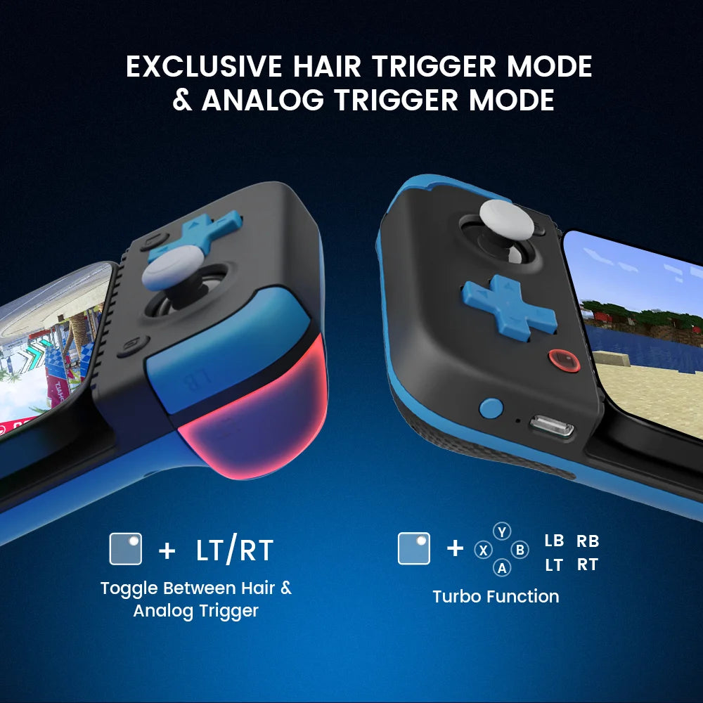 GameSir X2s Mobile Phone Gamepad Game Controller for Cloud Gaming Xbox Game Pass STADIA xCloud, Hall Effect Joystick and Trigger - Shopifynow