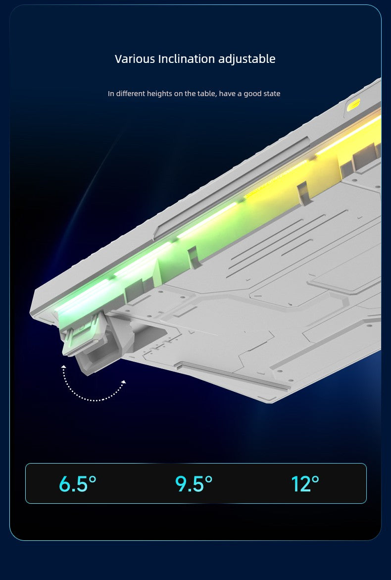 Ikbc Mechanical Keyboard K108 Wireless Bluetooth Office Girl Keyboard Three-Mode RGB E-Sports Games Keyboard Boys Shopifynow