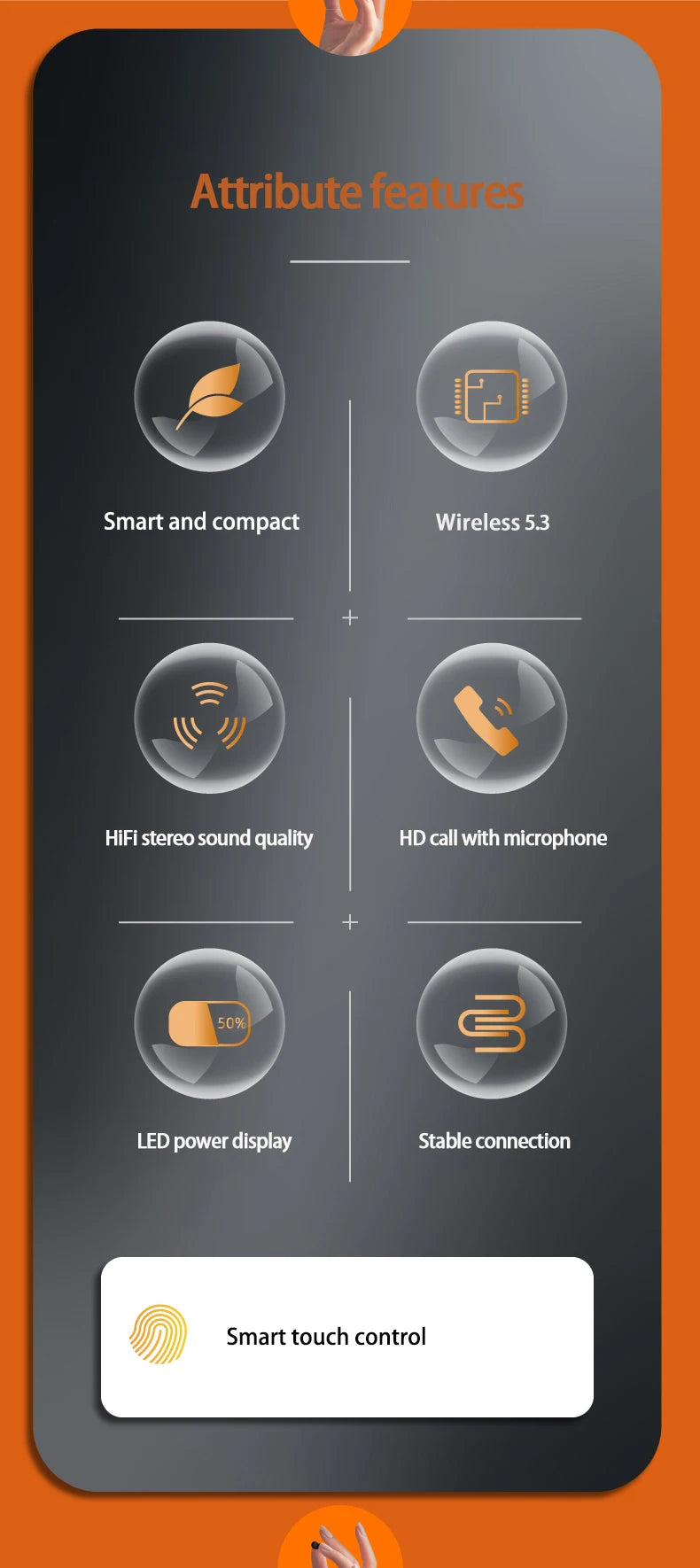 SK19 Super bass Earphones TWS Wireless Bluetooth Headset With Mic Smart Touch Headphones Invisible Mini Noise Reduction Earbuds Shopifynow