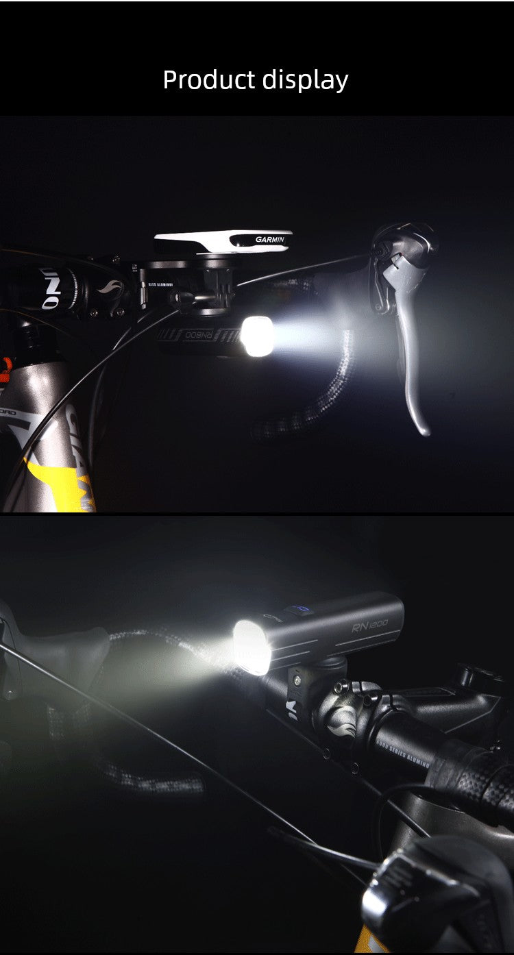 Majixuan Bicycle Headlight Mountain Highway Vehicle Night Riding Waterproof Strong Light Lighting Lifting Hanging Flashlight Rn1500 Shopifynow