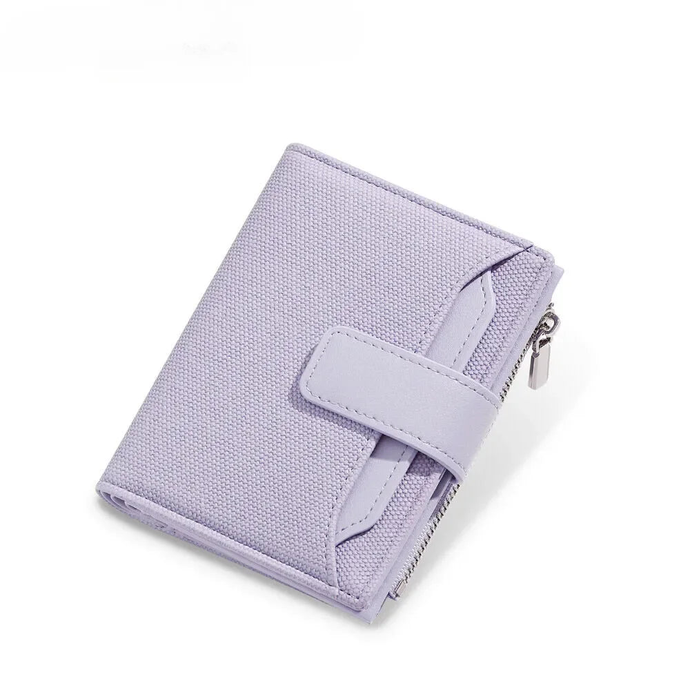 Fashion Women's Wallet PU Leather Bifold Multi-Cards Slots Anti-theft Credit Cards Holder Short Purse Coin Pocket Handbag Gift Shopifynow