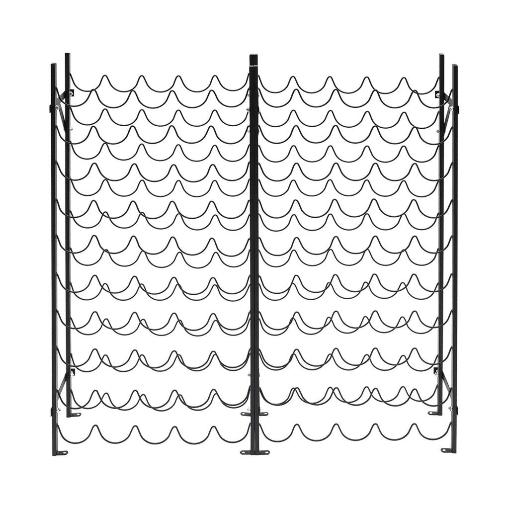 10-Tier Wine Bottle Holders Stand storage Rack Floor Mount Space Saving 100 Bottles Capacity Shopifynow