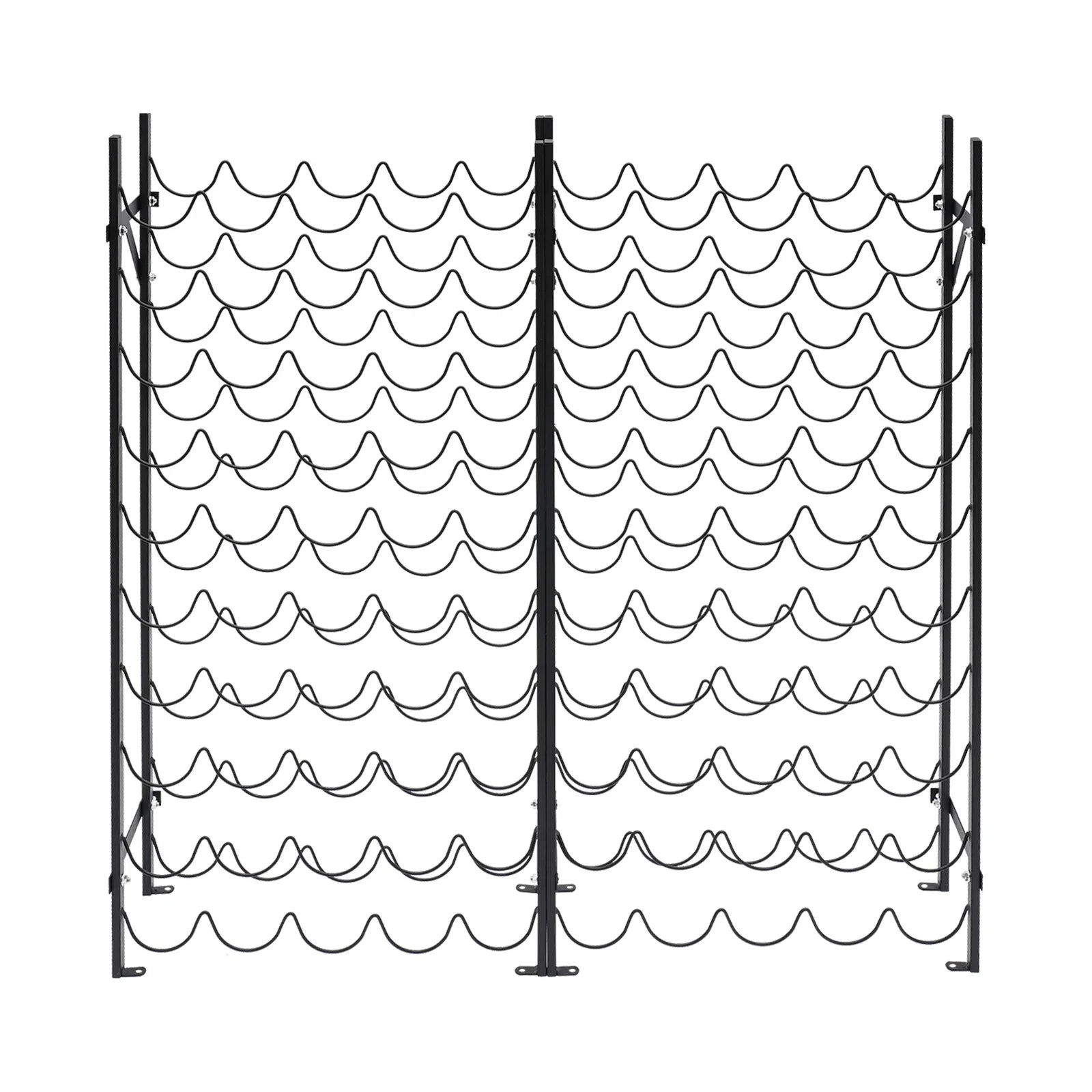 10-Tier Wine Bottle Holders Stand storage Rack Floor Mount Space Saving 100 Bottles Capacity Shopifynow