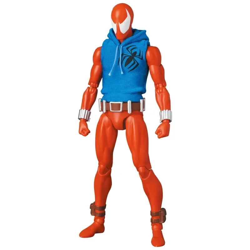 IN STOCK  Scarlet Spider Action Figure Mafex 186 Ben Reily Figures Comic Ver SpiderMan Anime Collection Ko Figure Model Toy Gift Shopifynow