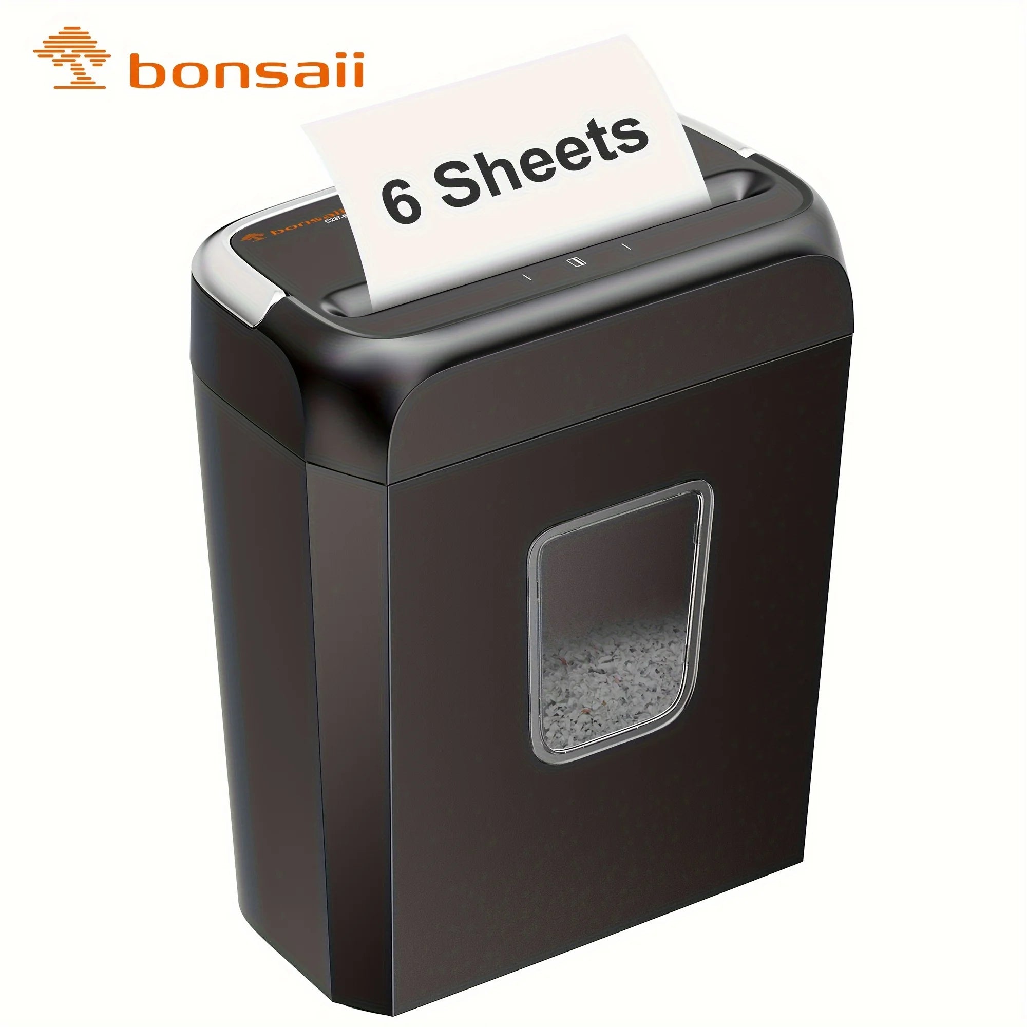6-Sheet Cross-Cut Paper Shredder with 3.4-Gallon Wastebasket for Home Office Shreds Credit Cards,Paper, Mail, Staples and Clips Shopifynow