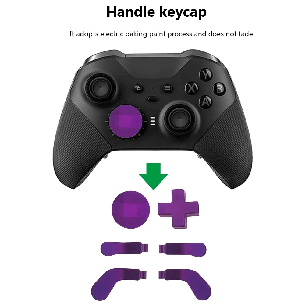 6Pcs for XBOX ONE ELITE 2 Gen Keycap Game Controller Trigger Button Thumb Grip Joypad Gamepad Replacement Set Accessories Shopifynow