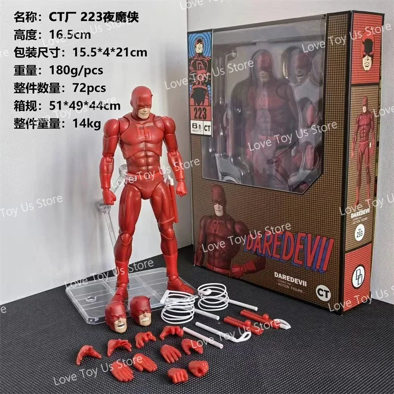 Authentic Ct Toys Daredevil Mafex 223 Figure High Detail Comic Version Action Model Perfect Gift for Anime Fans Shopifynow