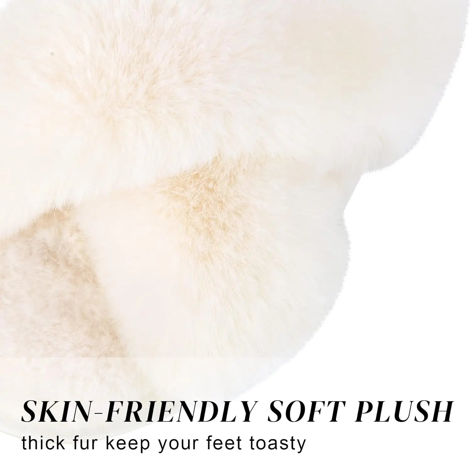 Women's Fuzzy Memory Foam Slippers Comfy Cross Band House Shoes Open Toe Indoor Gifts for Ladies Shopifynow