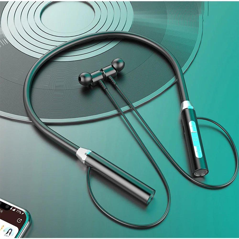 Wireless Hanging Neck Band Earphones Large Battery Bluetooth 5.1 Headset for Sports Shopifynow