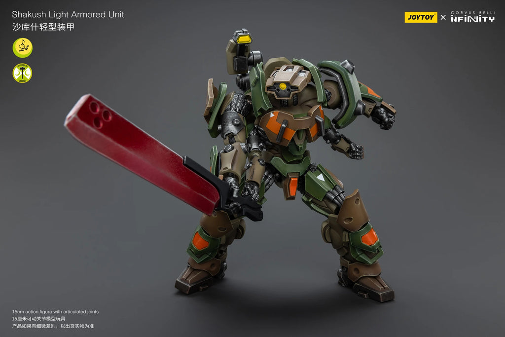 JOYTOY Infinity 1/18 Action Figures Mecha  Anime 17cm Nomads Gecko Squadron Shakush Light Armored Unit Collection Model Toy Shopifynow