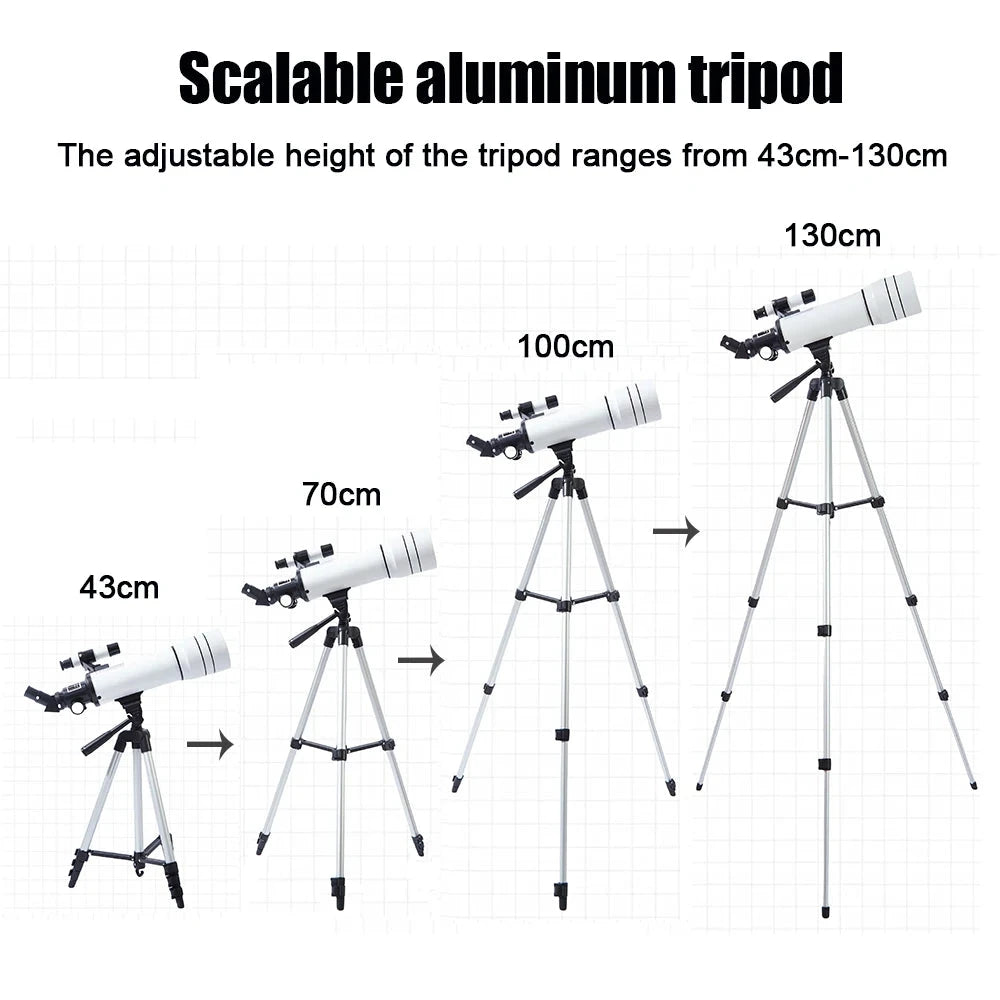 BORWOLF 70400 Professional High-definition Astronomical Telescope 333X To See The Moon and Stars Bird Watching Monocular Shopifynow