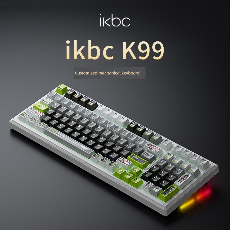 Ikbc Wireless Bluetooth Mechanical Keyboard Customized K99/K87 Three-Mode RGB Boys Only for E-Sports Game Keyboard Shopifynow