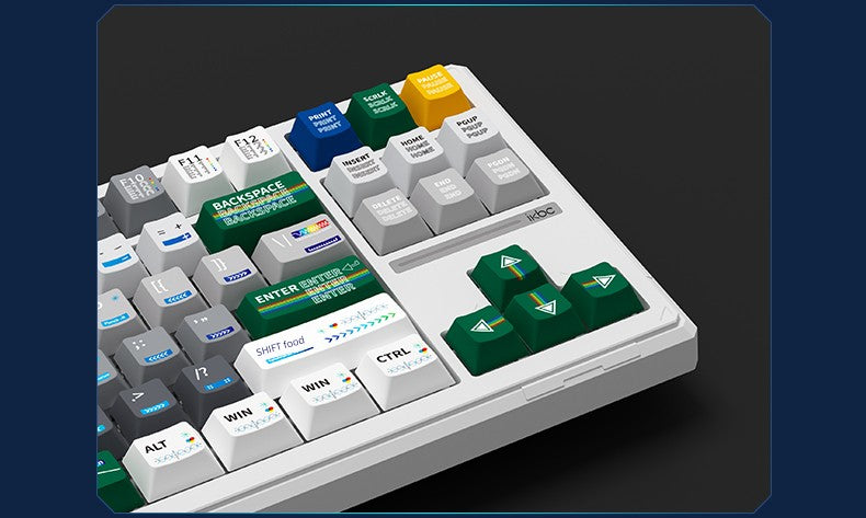 Ikbc Three-Mode RGB Backlit Mechanical Keyboard K87 Customized Wireless Keyboard Boys Specially for Gaming 87 Keys Shopifynow