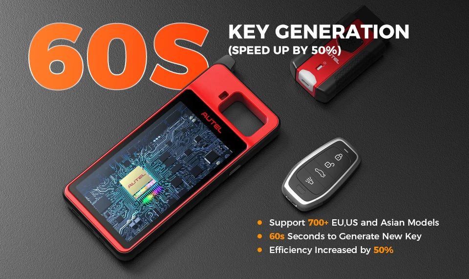 Autel MaxiIM KM100 Key Fob Programmer Immobilizer Tool Key Creation IMMO Learning Chip Read Write Cloning Frequency Detection - Shopifynow