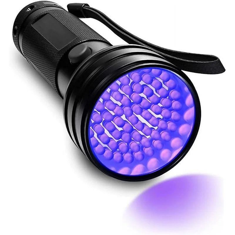 395nm UV Flashlight Black Light Waterproof 51 LED Flashlight Set with AA Battery for Home & Hotel Inspection Pet Urine Detector Shopifynow