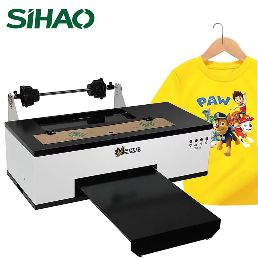 SIHAO A3 L1800 DTF Printer & Oven Combo Kit, DTF Transfer Film Heat Press for T-Shirt/Clothes/Hoodie/Shoes Custom Printing - Shopifynow