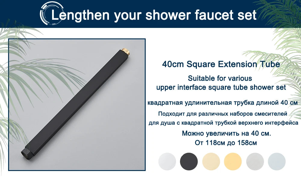 Black Digital Display Thermostatic Shower Faucet Bathroom Thermostatic 4 ways Rainfall Shower Mixer Tap,Shelf and Bidet Faucets - Shopifynow