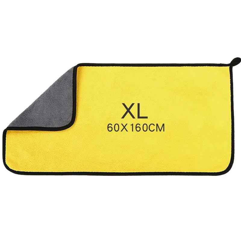 60x160cm High-end Microfiber Towel Car Wash Towel Detailing Cleaning Cloth Car Wash Drying Towel Car Absorbent Cleaning Products Shopifynow