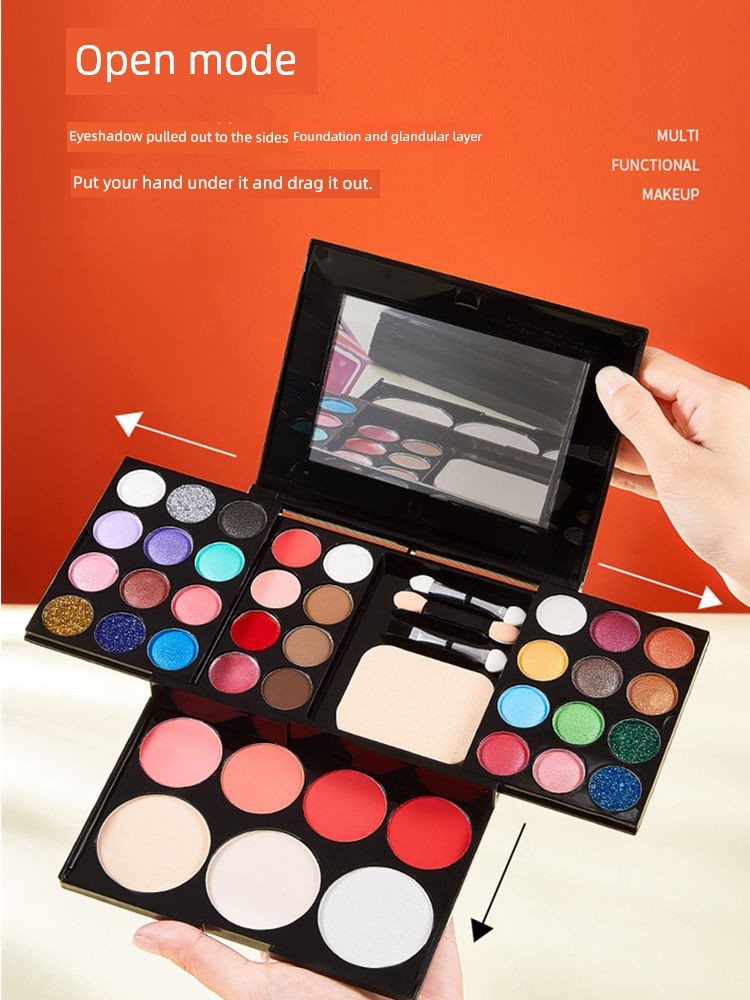 39 Colors Cosmetic Powder Box Makeup Set Complete Set Non-Toxic Stage Performance Eye Shadow Plate Kids 61 Blush Shopifynow