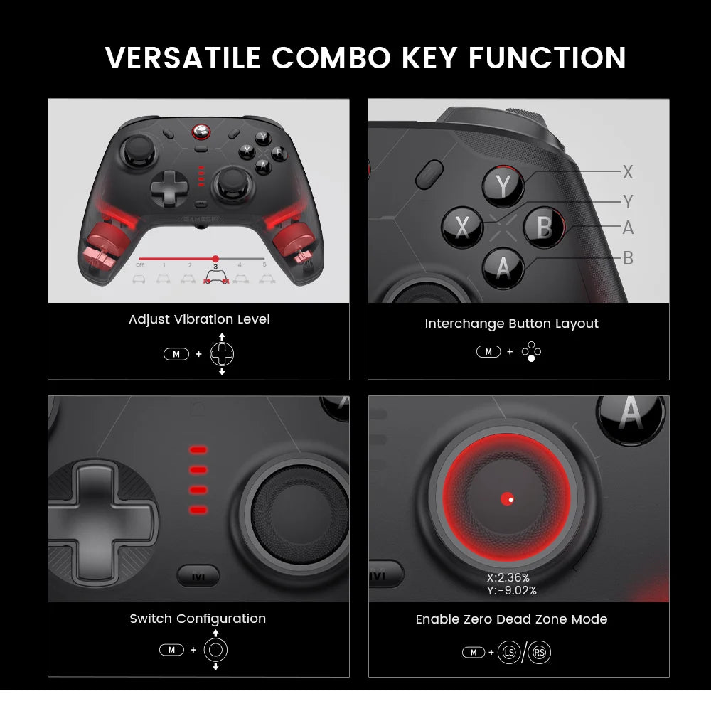 GameSir Cyclone 2 Wireless Pro Controller, Hall Effect Joysticks, Bluetooth Gamepad for Nintendo Switch, iPhone, Android & PC Shopifynow