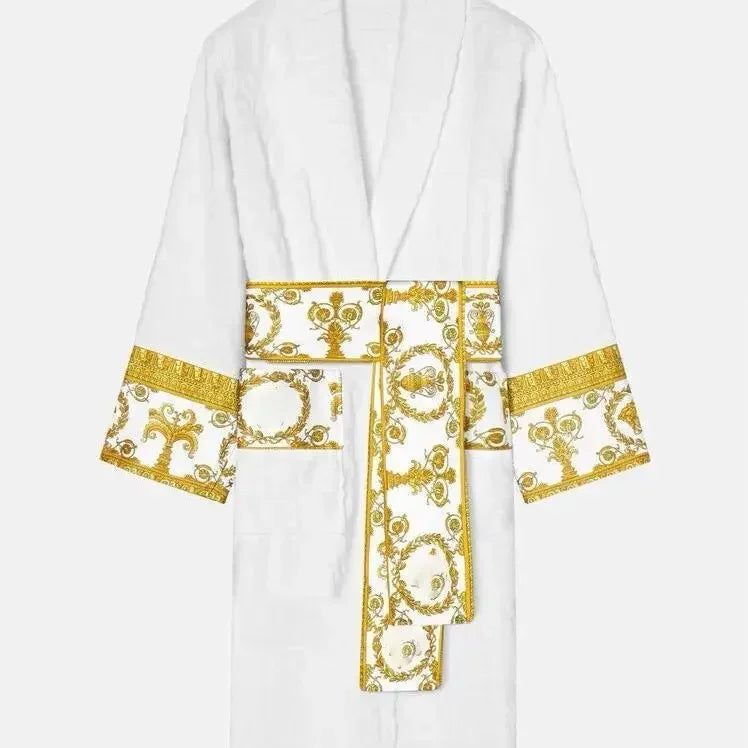 Autumn Winter Adult Bathrobe Sashes Robe Pajamas Homewear For Men And Women Couple Robes Pockets Long Sleeve Fashion Nightgown Shopifynow
