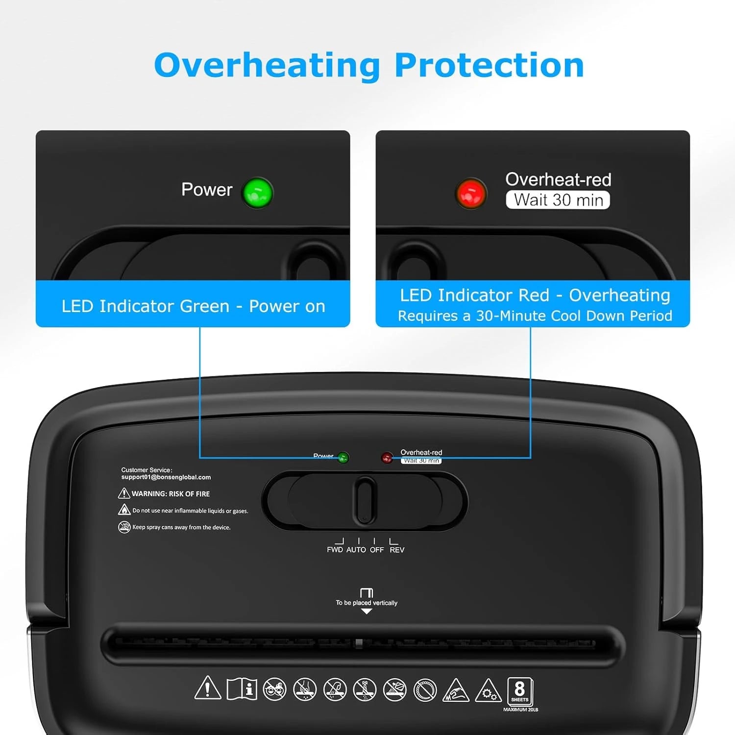 6-Sheet Cross-Cut Paper Shredder with 3.4-Gallon Wastebasket for Home Office Shreds Credit Cards,Paper, Mail, Staples and Clips Shopifynow